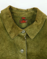 Vintage Danier Button-Up Lightweight Suede Jacket - M