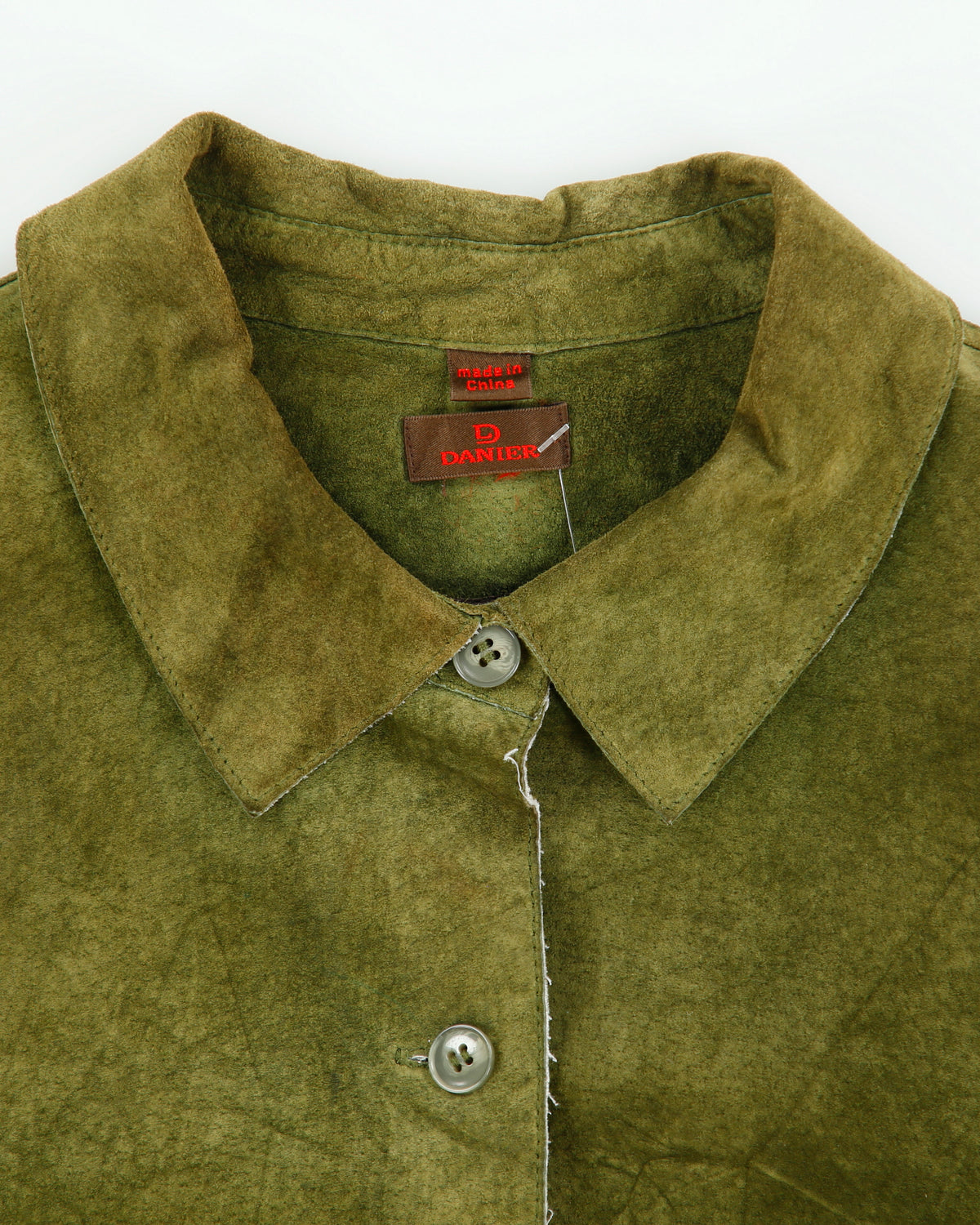 Vintage Danier Button-Up Lightweight Suede Jacket - M