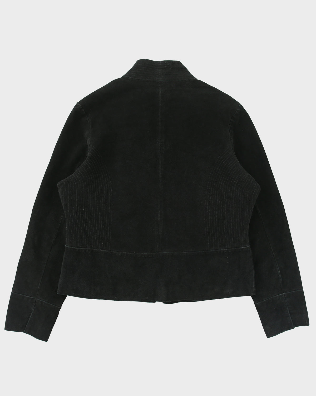 Vintage Y2K 00s Suzy Women's Suede Cafe Racer Moto Jacket - XL