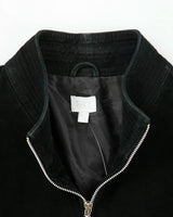 Vintage Y2K 00s Suzy Women's Suede Cafe Racer Moto Jacket - XL