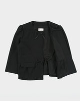 Vintage Red Valentino Women's Wool 3/4 Sleeve Bow Blazer Jacket - M