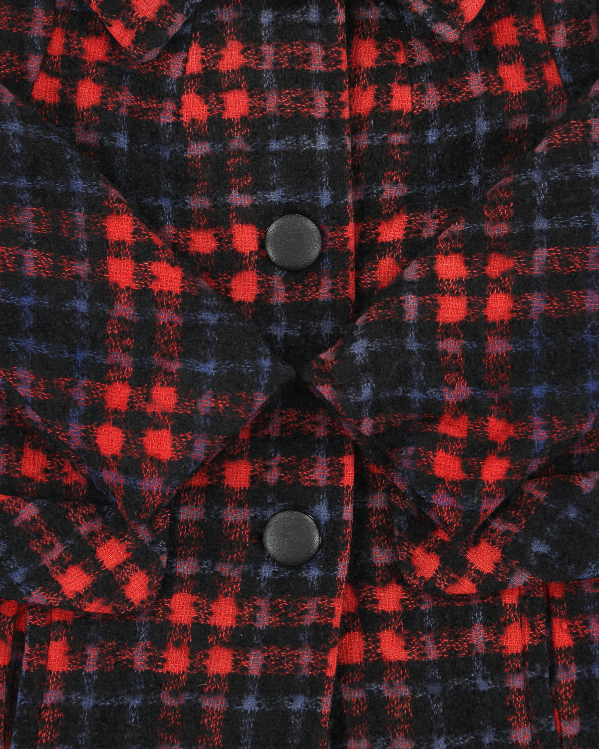 Vintage 1950s Lassie G.H Wiltsie Women's Plaid Italian Mohair Wool Union Made In USA Over Coat - XS