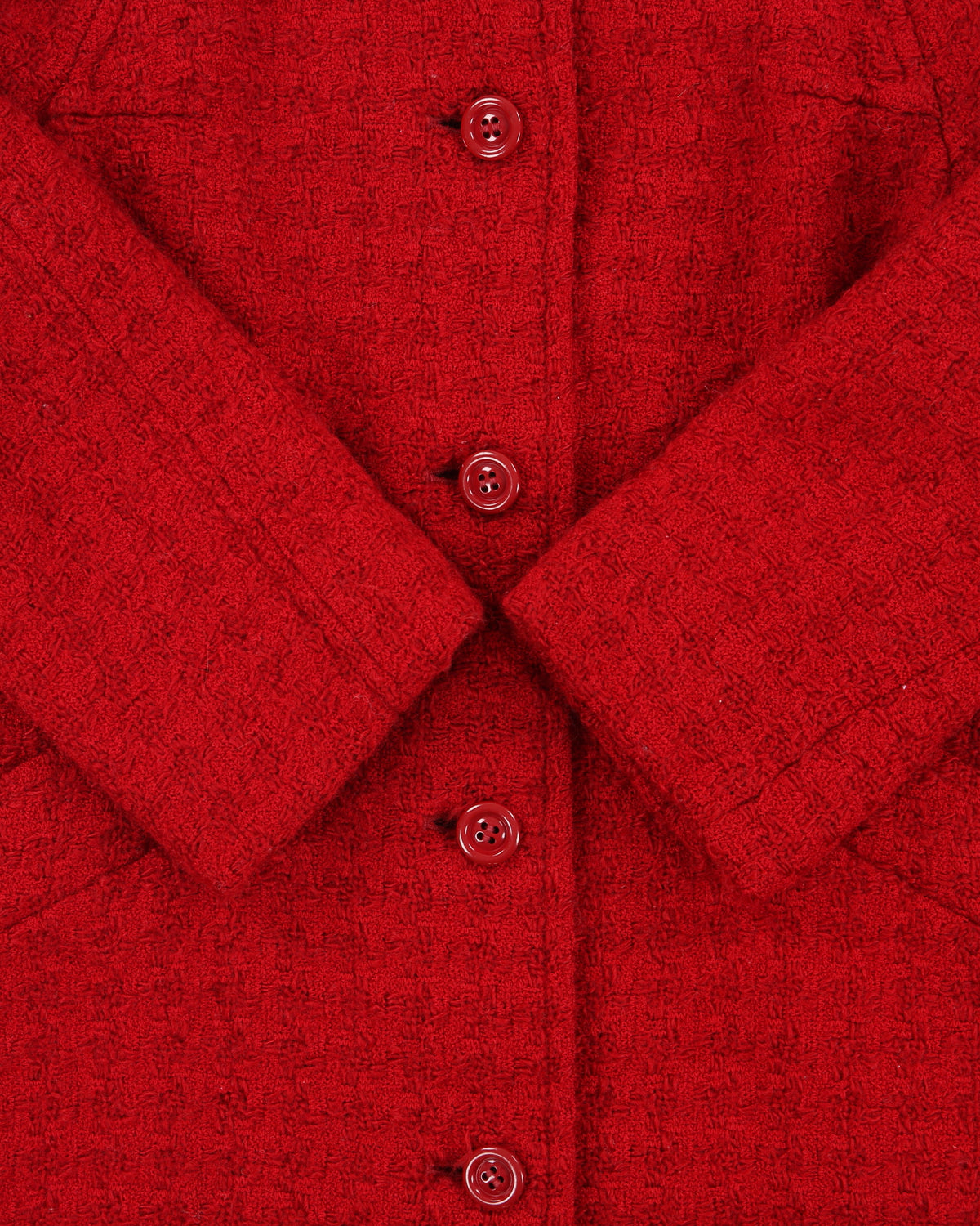 Vintage 1960s Auckie Sanft Women's Linton English Wool Tweed Union Made In Canada Woven Over Coat - S