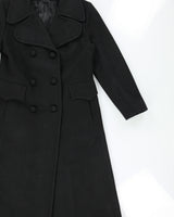 Vintage 1970s Surrey Classics Women's Wool Made In Canada Double Breasted Full Length Over Coat - S