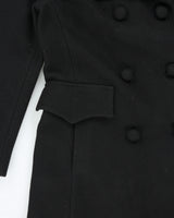 Vintage 1970s Surrey Classics Women's Wool Made In Canada Double Breasted Full Length Over Coat - S