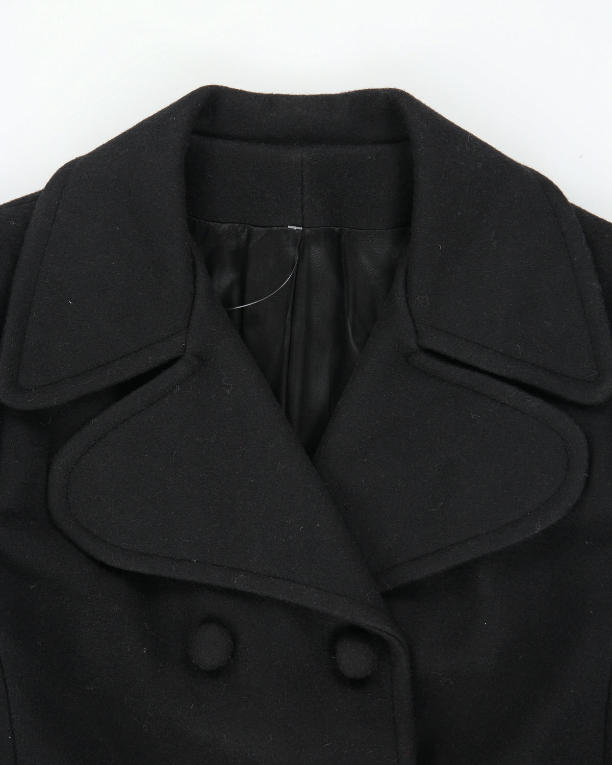 Vintage 1970s Surrey Classics Women's Wool Made In Canada Double Breasted Full Length Over Coat - S