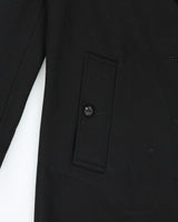 Vintage A/W 2013 Runway Burberry London Women's Black Wool Nova Check Lined Military Guard Over Coat - XS