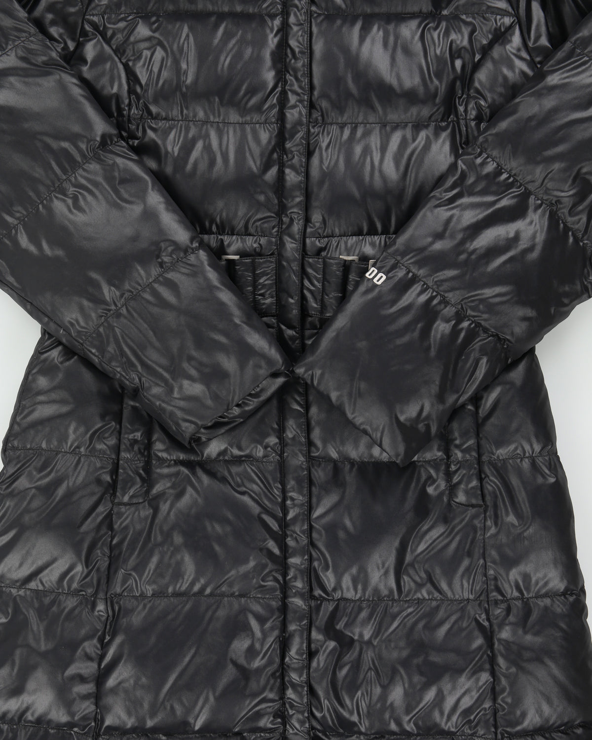 Vintage Y2K 00s The North Face Women's 600 Fill Goose Down Belted Longline Puffer Jacket - S