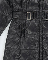 Vintage Y2K 00s The North Face Women's 600 Fill Goose Down Belted Longline Puffer Jacket - S