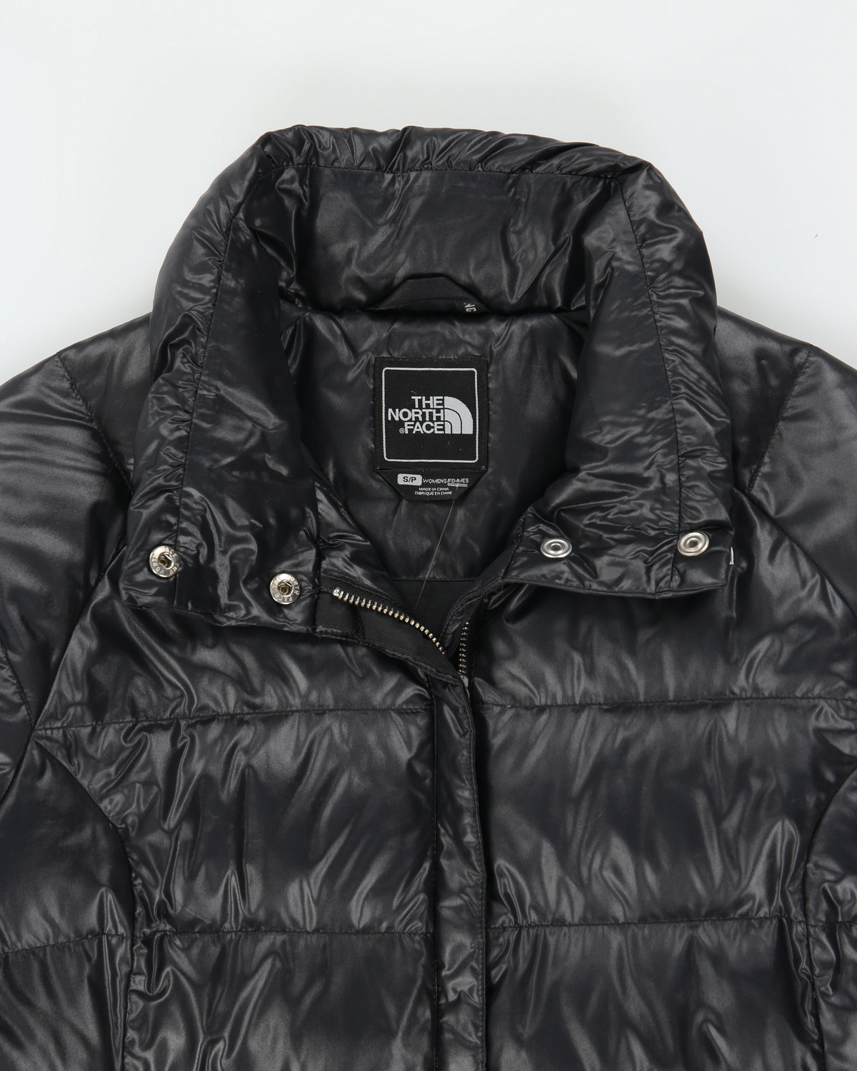 Vintage Y2K 00s The North Face Women's 600 Fill Goose Down Belted Longline Puffer Jacket - S