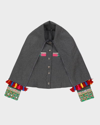 Matthew Williamson Grey Wool Jacket - M