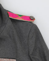 Matthew Williamson Grey Wool Jacket - M