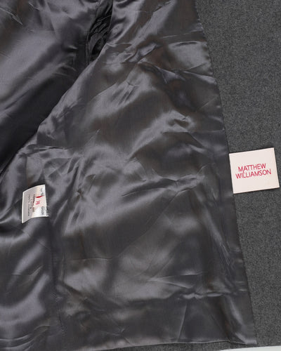 Matthew Williamson Grey Wool Jacket - M