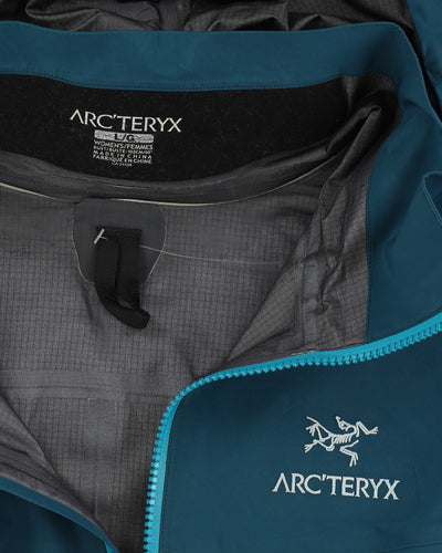 Arc'Teryx Blue Full-Zip Hooded Anorak Jacket - L