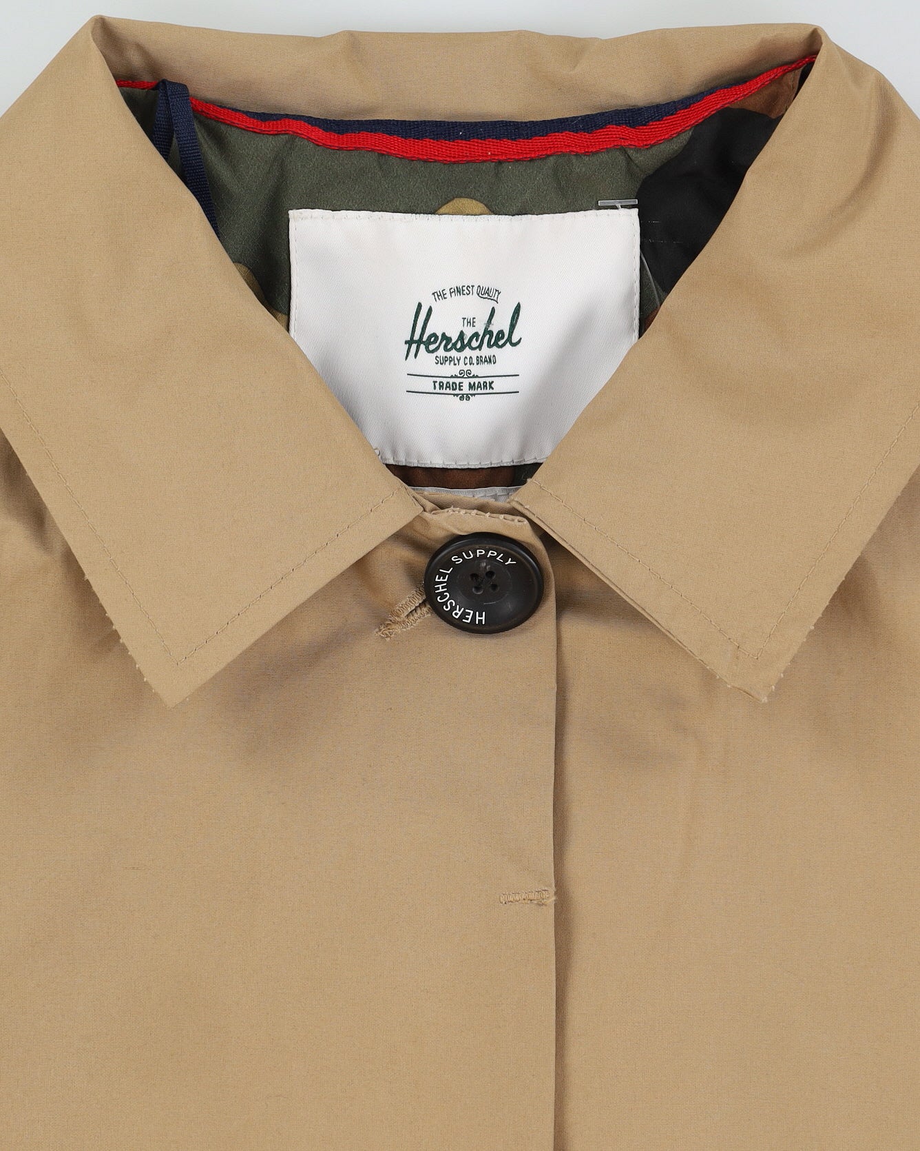 Herschel Beige Trenchcoat Rain Mac - XS