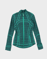 Lululemon Green Melange Sports Jacket - XS