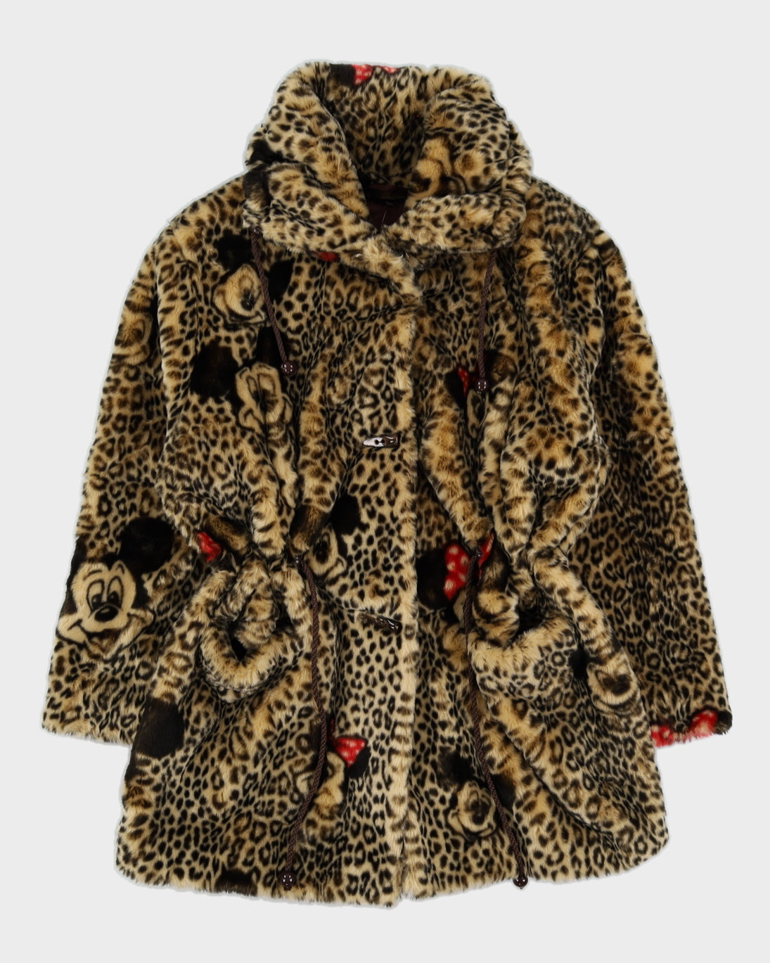 Disney Mickey Mouse Faux Fur Jacket - L