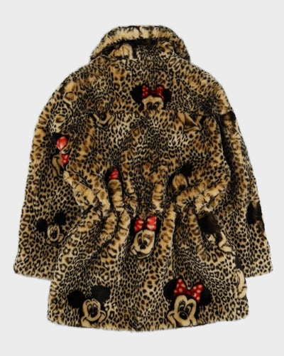 Disney Mickey Mouse Faux Fur Jacket - L