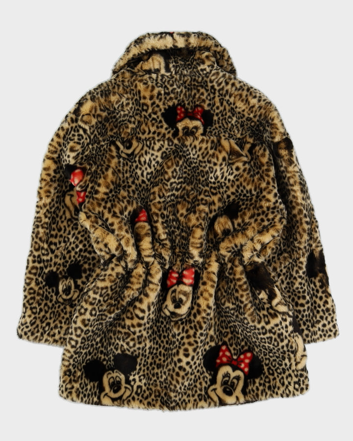 Disney Mickey Mouse Faux Fur Jacket - L
