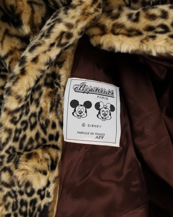 Disney Mickey Mouse Faux Fur Jacket - L
