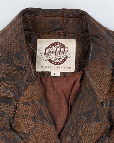 Vintage 80s G-III Leather Fashions Jacket - S