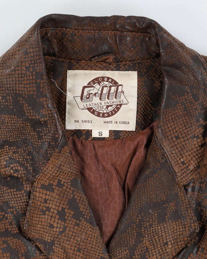 Vintage 80s G-III Leather Fashions Jacket - S