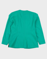 Green Blazer Style Jacket - M