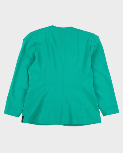 Green Blazer Style Jacket - M
