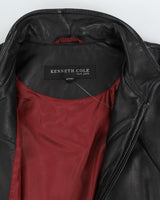 Y2K 00s Kenneth Cole Leather Jacket - M