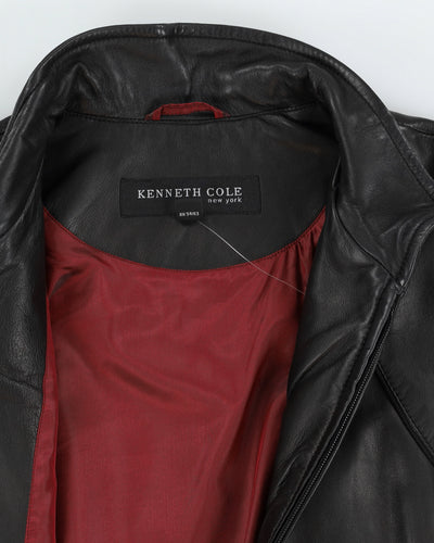 Y2K 00s Kenneth Cole Leather Jacket - M