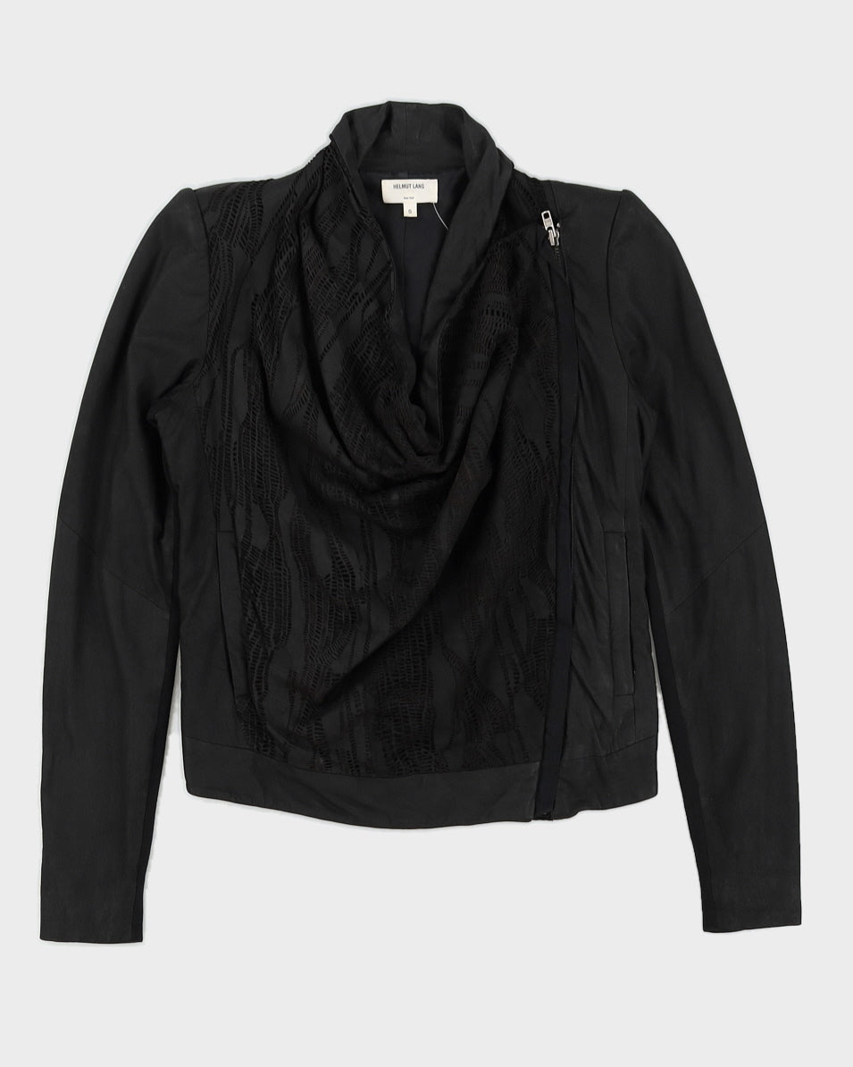 Helmut Lang Black Leather Jacket - S