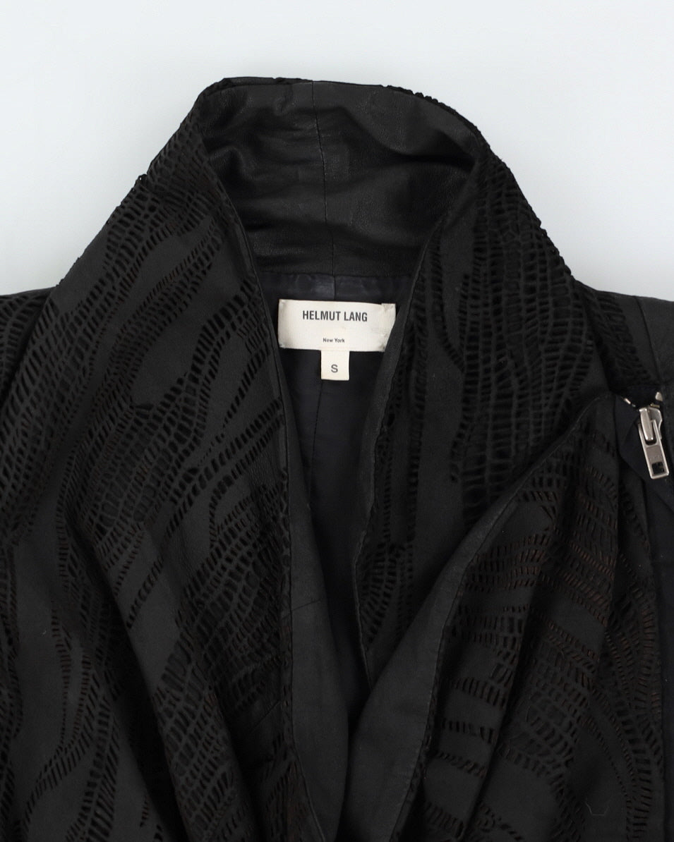 Helmut Lang Black Leather Jacket - S