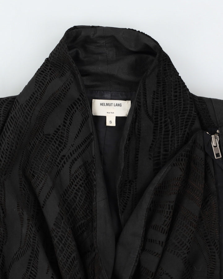 Helmut Lang Black Leather Jacket - S