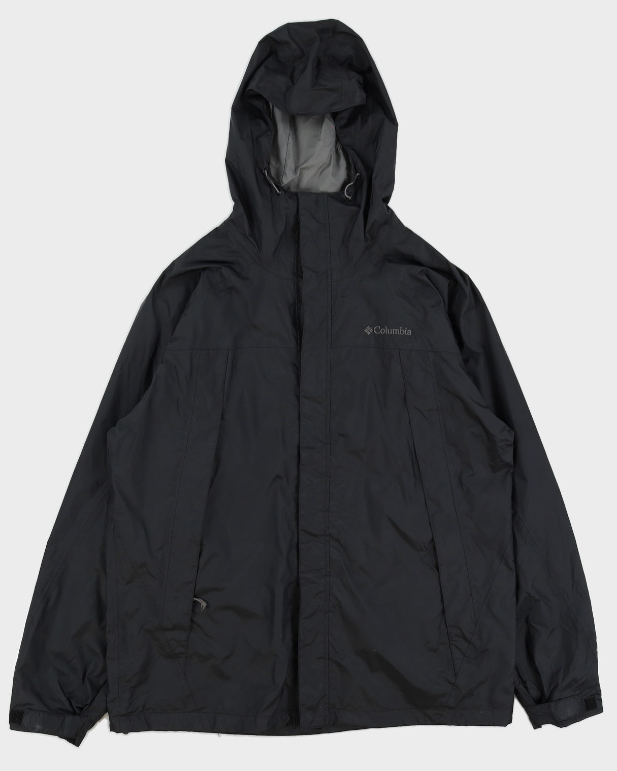 Columbia Men's Black Nylon Hooded Jacket - L