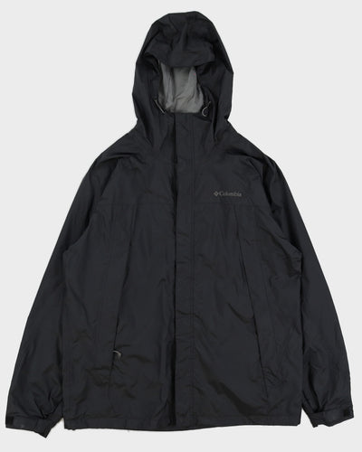 Columbia Men's Black Nylon Hooded Jacket - L