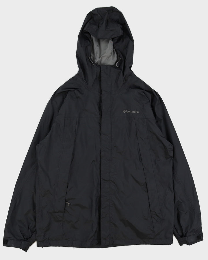 Columbia Men's Black Nylon Hooded Jacket - L