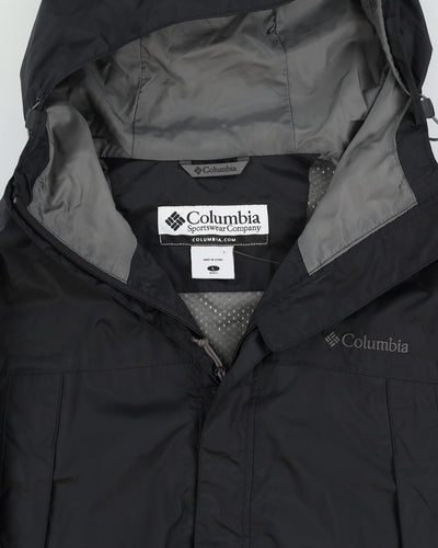 Columbia Men's Black Nylon Hooded Jacket - L
