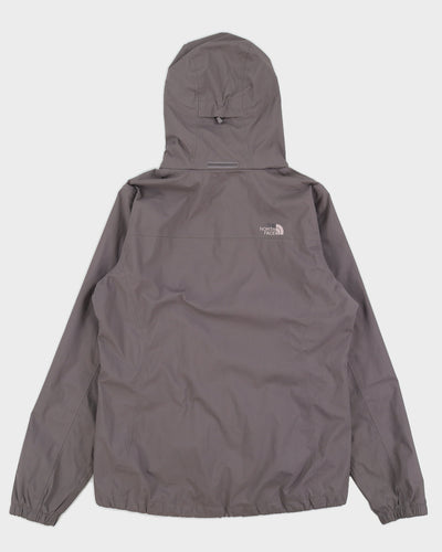 The North Face Grey Hooded DryVent Windbreaker - L