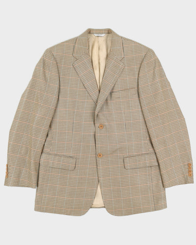 Vintage 90s Claiborne Houndstooth Blazer - L