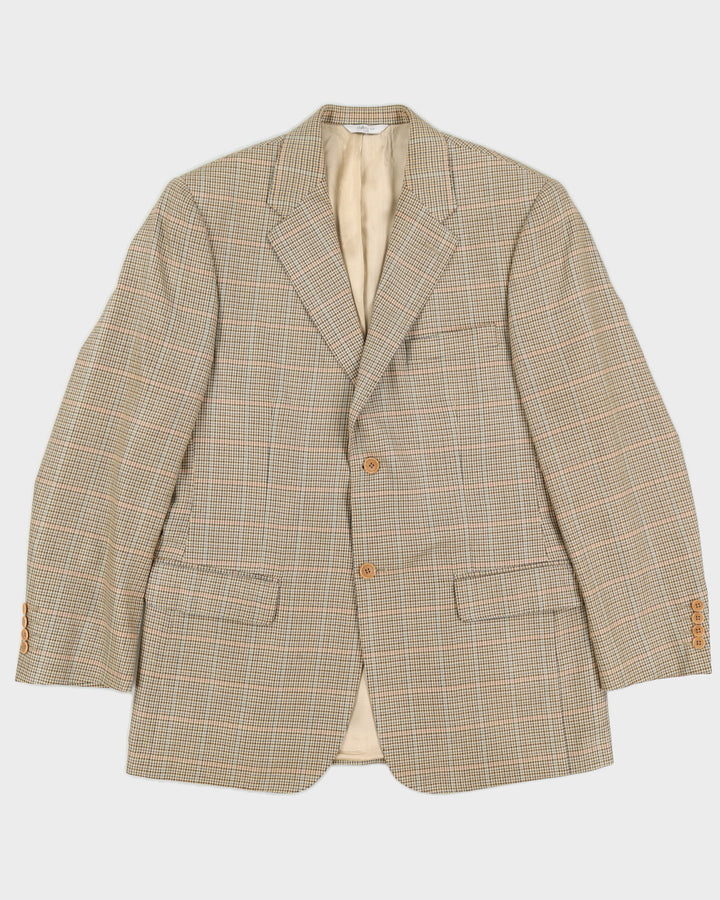 Vintage 90s Claiborne Houndstooth Blazer - L
