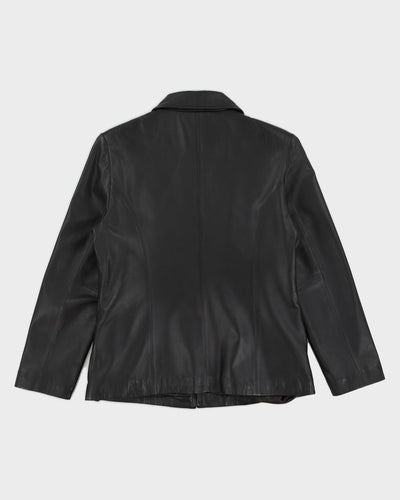Vintage 90s FM Canada Leather Zip Up Jacket - S