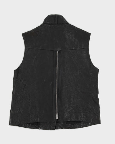 Alexander Wang Black Leather Vest - M