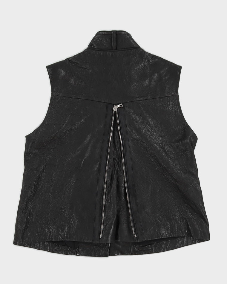 Alexander Wang Black Leather Vest - M