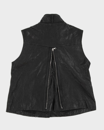 Alexander Wang Black Leather Vest - M