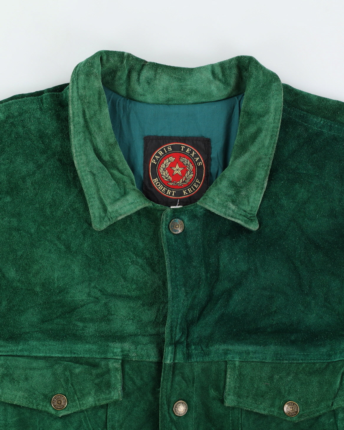 Vintage 80s Paris Texas Robert Krief Suede Jacket - L