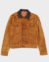 Levi's Suede Brown Button Up Jacket - M