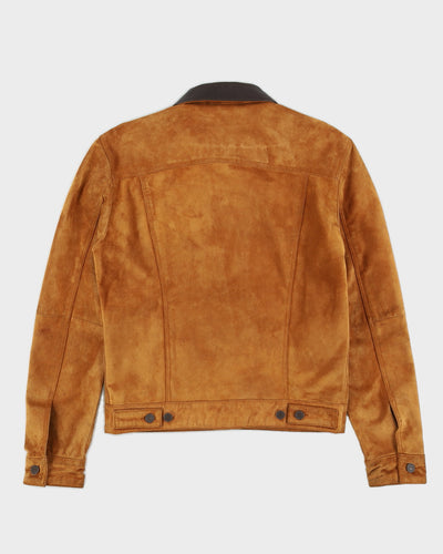 Levi's Suede Brown Button Up Jacket - M