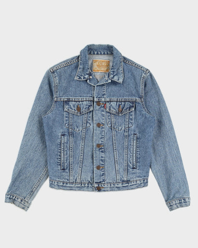 Vintage 90s Levi's Medium Wash Blue Denim Jacket - S