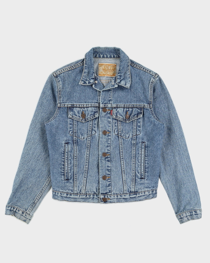 Vintage 90s Levi's Medium Wash Blue Denim Jacket - S