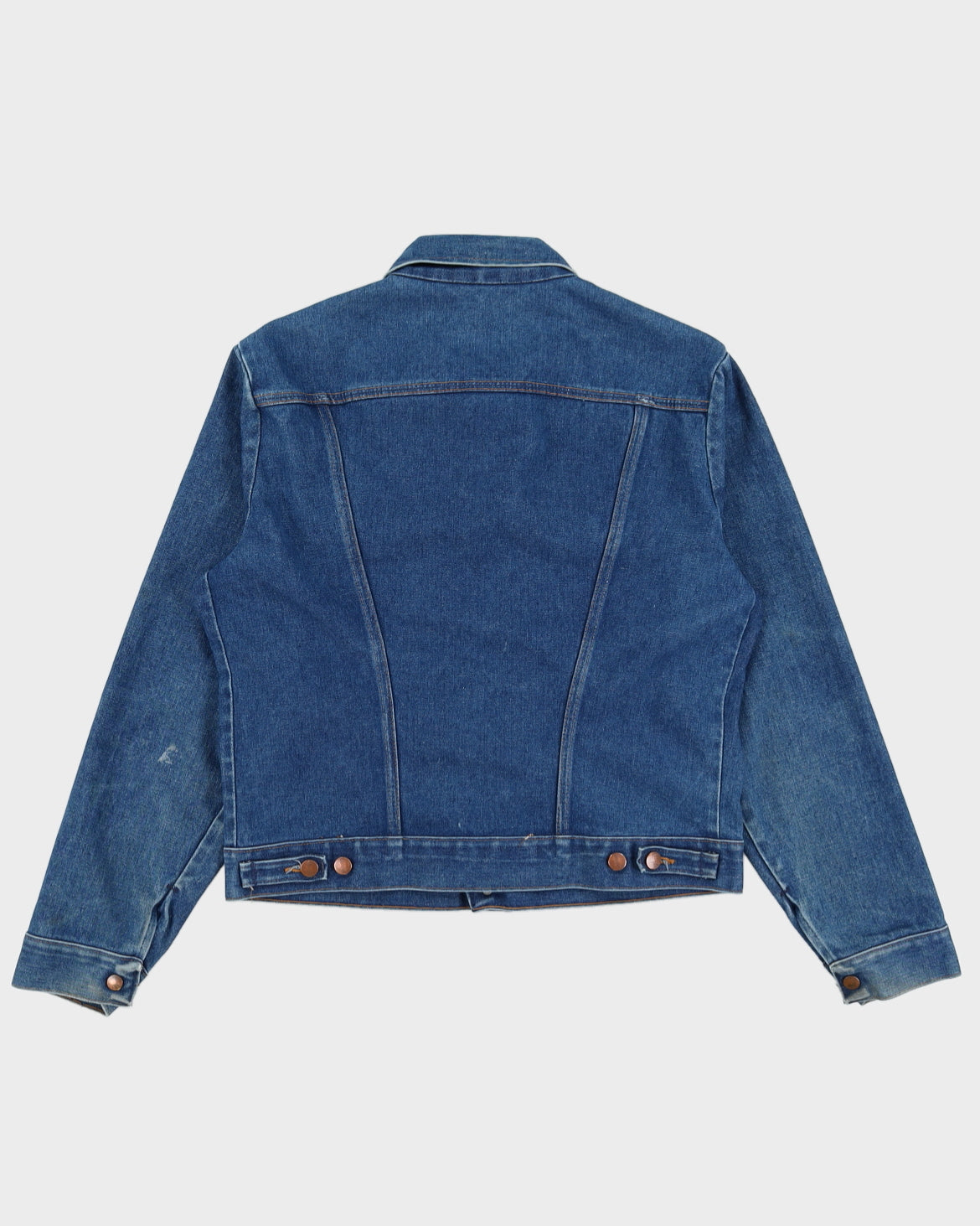 Vintage 70s Wrangler Medium Wash Blue Denim Jacket - M – Rokit